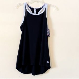 Champion Racerback Tank Top Double Dry Black NWT